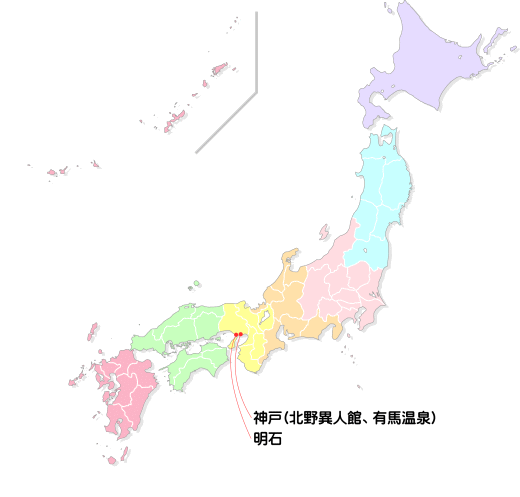 観光マップ日本地図